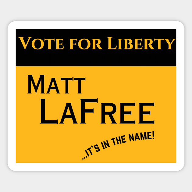 Vote for Liberty Sticker by mplusshift2